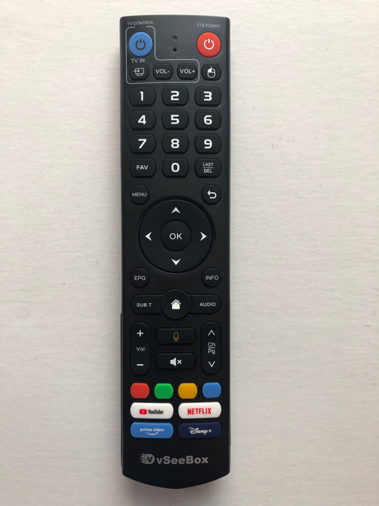 Original vSeeBox Remote Control for Elite, Elite Ultra,V5Pro,V3Pro. Bluetooth with Voice control