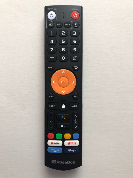 Original vSeeBox Remote Control for V3Plus, V3Pro Bluetooth and Voice control